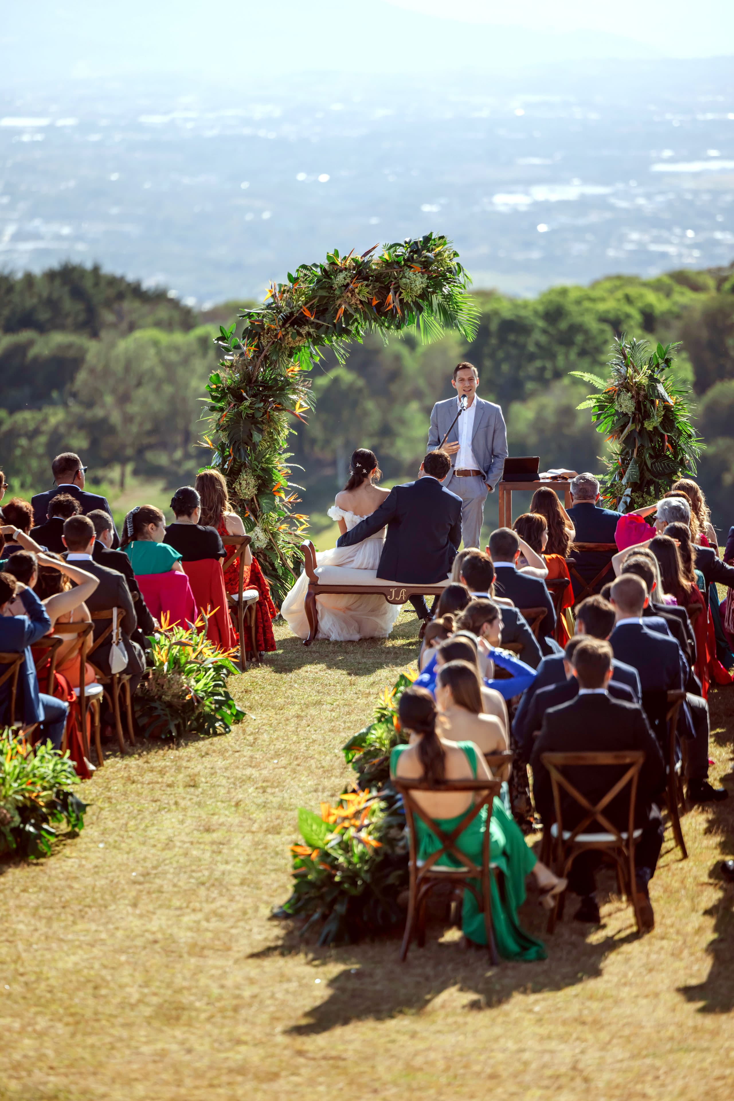 Event space surrounded by nature