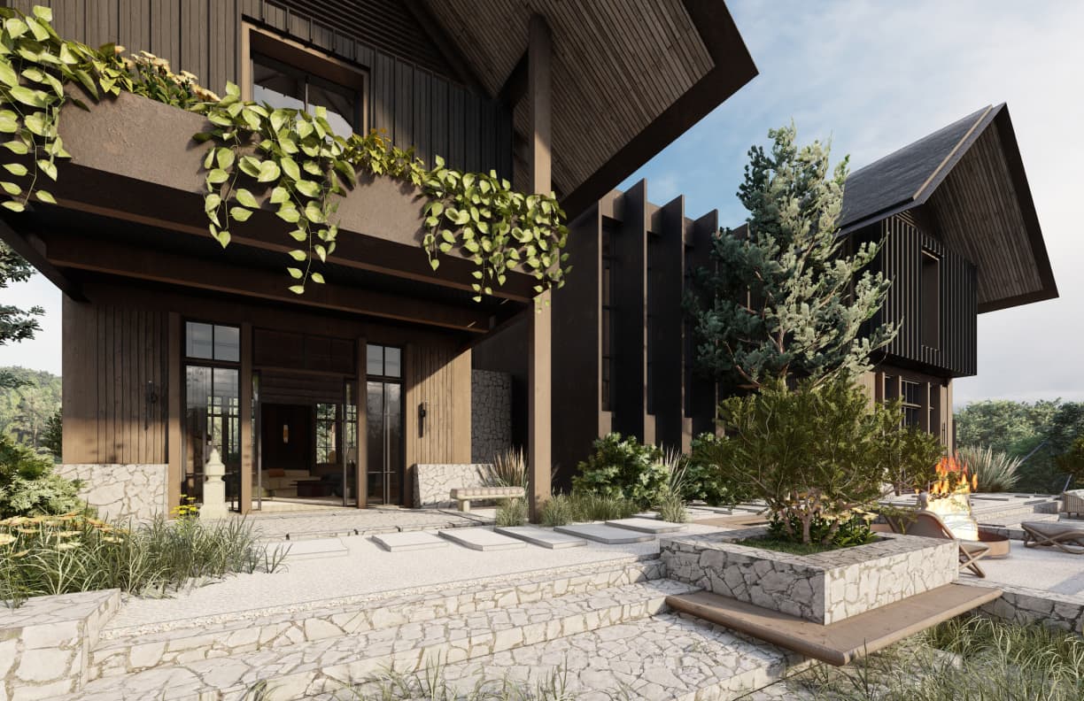 Barvak Estate facade render